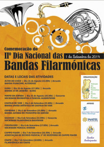 Cartaz Dia Nacional das Bandas Filarmónicas