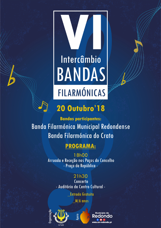 VI Intercâmbio de Bandas Filarmónicas da Sociedade Filarmónica Municipal Redondense